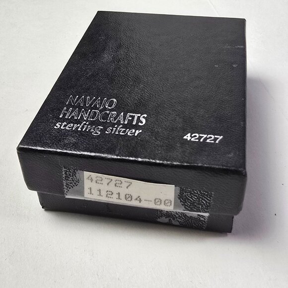 Vintage Navajo Sterling Buffalo Nickel Turquoise Feather Dangle Earrings Native - Picture 4 of 9